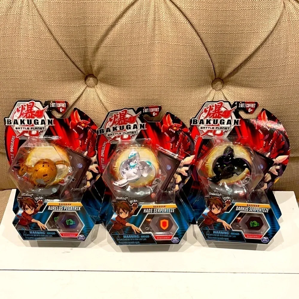 Lot of 3 Bakugan Brawlers Battle Planet NIP